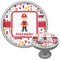 Firefighter Character Cabinet Knob - Nickel - Multi Angle