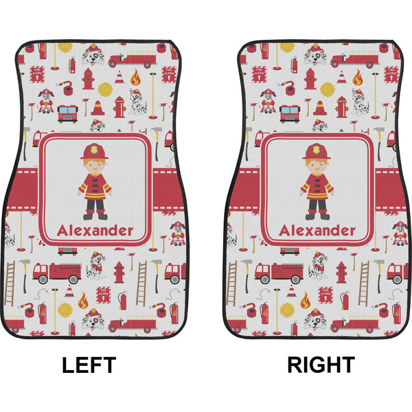 Firefighter Character Car Mat Front - Approval