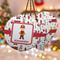 Firefighter Character Ceramic Ornament w/ Name or Text