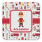 Firefighter Character Coaster Set - FRONT (one)