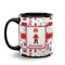 Firefighter Character Coffee Mug - 11 oz - Black