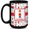Firefighter Character Coffee Mug - 15 oz - Black Full