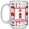 Firefighter Character Coffee Mug - 15 oz - White Full