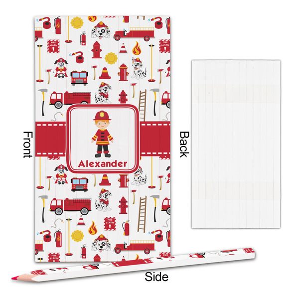 Firefighter Character Colored Pencils - Approval