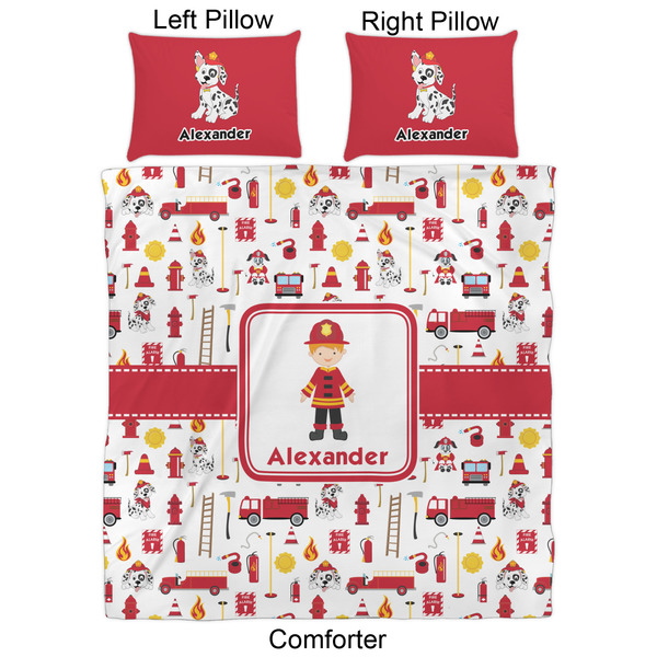 Firefighter Character Comforter Set - Queen - Approval