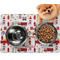 Firefighter Character Dog Food Mat - Small w/ Name or Text