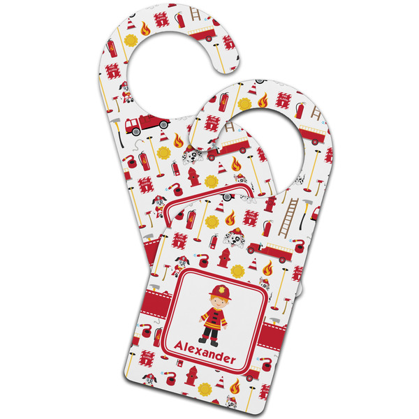 Firefighter Character Door Hanger - MAIN