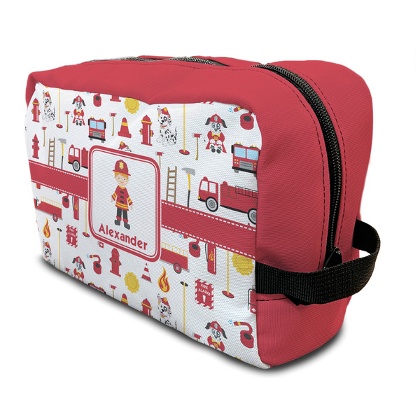 Custom Firefighter Character Toiletry Bag / Dopp Kit (Personalized)
