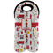 Firefighter Character Double Wine Tote - Front (new)