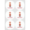 Firefighter Character Drink Topper - Large - Set of 6