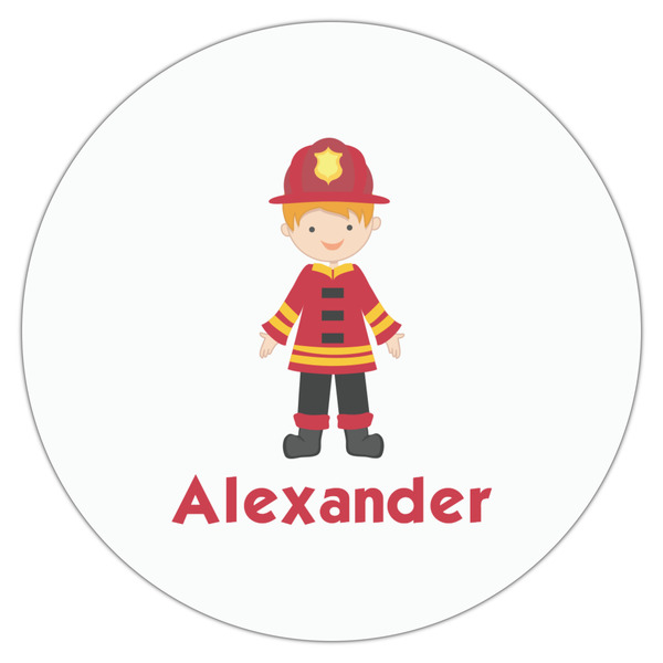 Firefighter Character Drink Topper - Large - Single