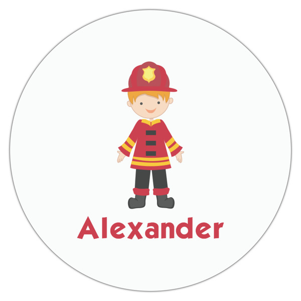 Firefighter Character Drink Topper - Medium - Single
