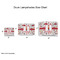 Firefighter Character Drum Lampshades - Sizing Chart