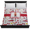 Firefighter Character Duvet Cover - Queen - On Bed - No Prop