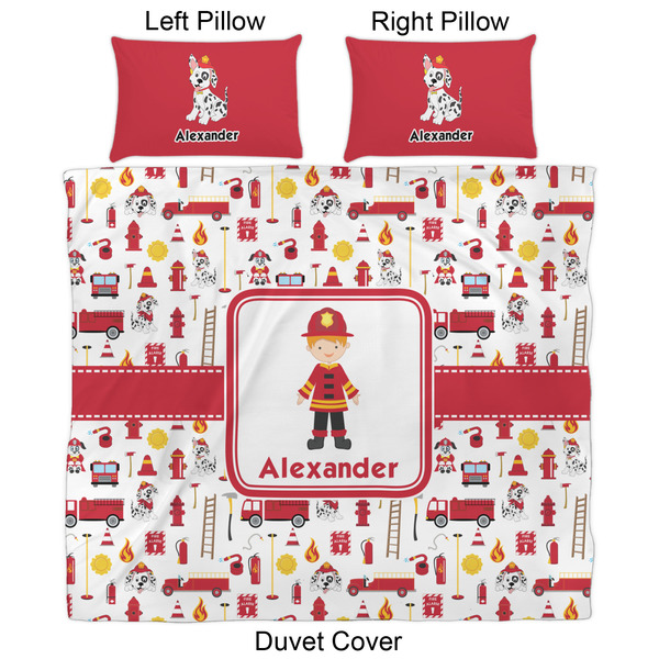 Firefighter Character Duvet Cover Set - King - Approval