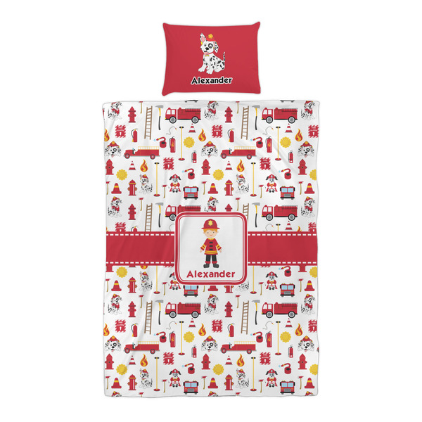 Firefighter Character Duvet Cover Set - Twin XL - Alt Approval
