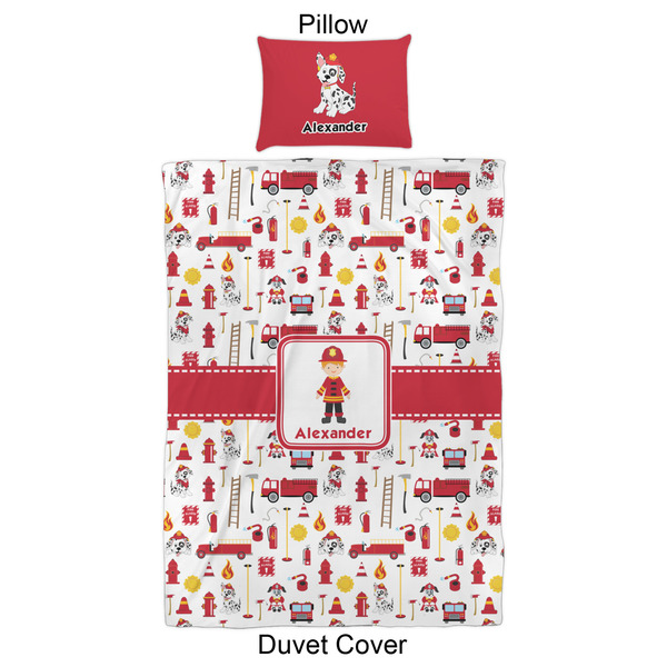 Firefighter Character Duvet Cover Set - Twin XL - Approval