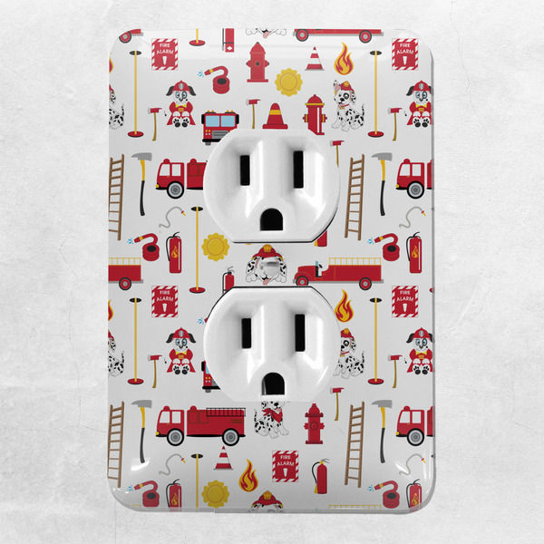 Firefighter Character Electric Outlet Plate - LIFESTYLE