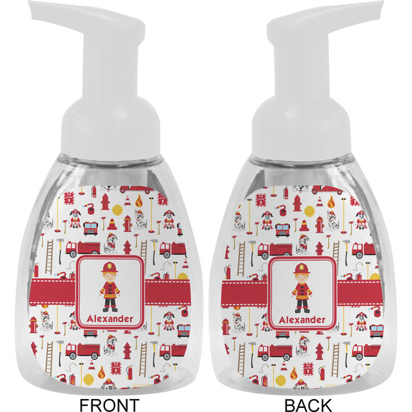 Firefighter Character Foam Soap Bottle Approval - White