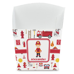 Firefighter Character French Fry Favor Boxes (Personalized)