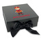 Firefighter Character Gift Boxes with Magnetic Lid - Black - Front (angle)