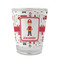 Firefighter Character Glass Shot Glass - 1.5 oz - Set of 4 (Personalized)