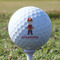 Firefighter Character Golf Ball - Branded - Tee