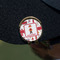 Firefighter Character Golf Ball Marker Hat Clip - Gold - On Hat