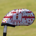 Firefighter Character Golf Club Iron Cover - Single (Personalized)