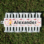 Firefighter Character Golf Tees & Ball Markers Set (Personalized)