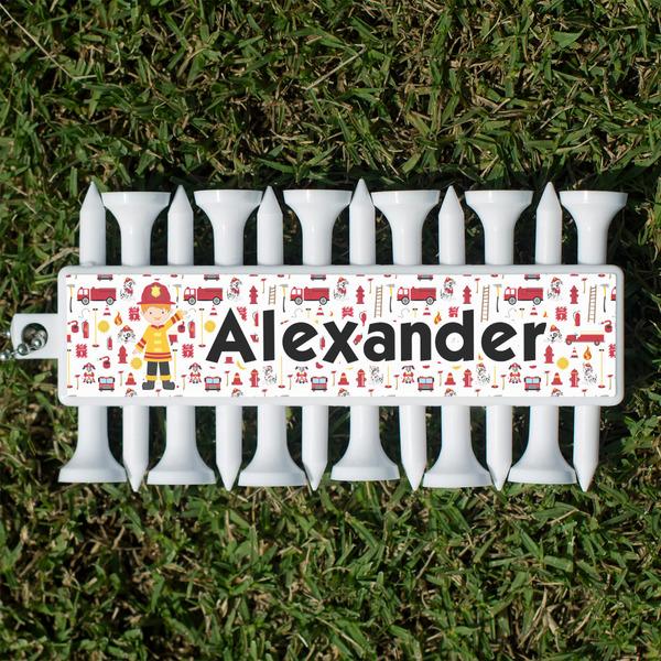 Custom Firefighter Character Golf Tees & Ball Markers Set (Personalized)