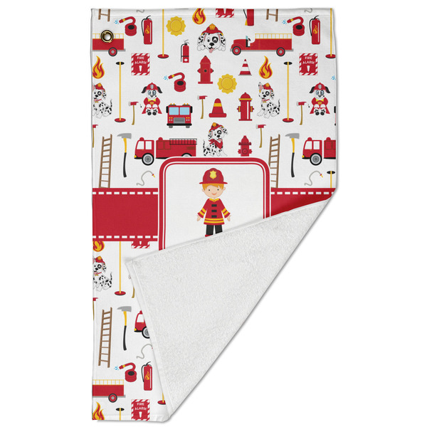 Firefighter Character Golf Towel - Folded (Large)