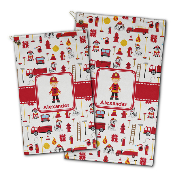 Firefighter Character Golf Towel - PARENT (small and large)