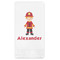 Firefighter Character Guest Napkin - Front View