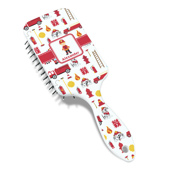 Firefighter Character Hair Brush - Angle View