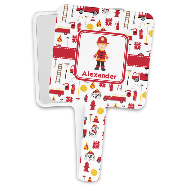 Custom Firefighter Character Hand Mirror (Personalized)