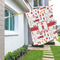 Firefighter Character House Flags - Double Sided - LIFESTYLE