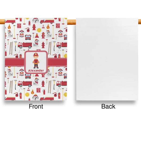Firefighter Character House Flags - Single Sided - APPROVAL