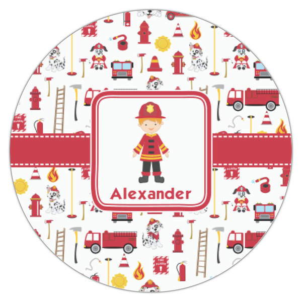 Firefighter Character Icing Circle - XSmall - Single