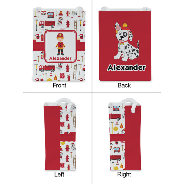 Firefighter Character Jewelry Gift Bag - Gloss - Approval