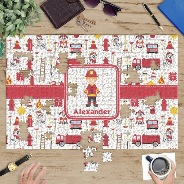Firefighter Character Jigsaw Puzzle 1014 Piece - In Context