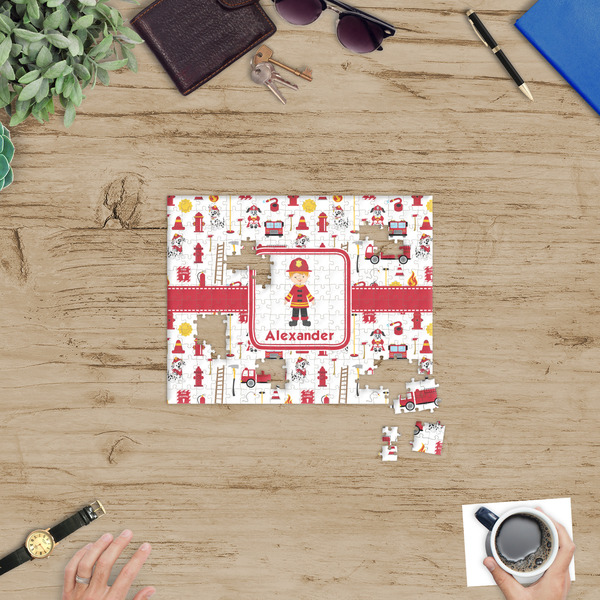 Firefighter Character Jigsaw Puzzle 252 Piece - In Context