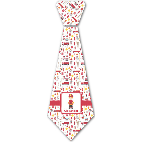 Custom Firefighter Character Iron On Tie - 4 Sizes w/ Name or Text