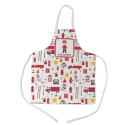 Firefighter Character Kid's Apron w/ Name or Text