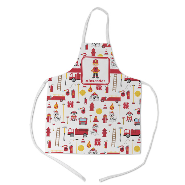 Custom Firefighter Character Kid's Apron w/ Name or Text