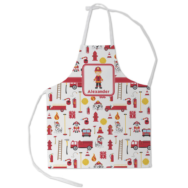 Custom Firefighter Character Kid's Apron - Small (Personalized)