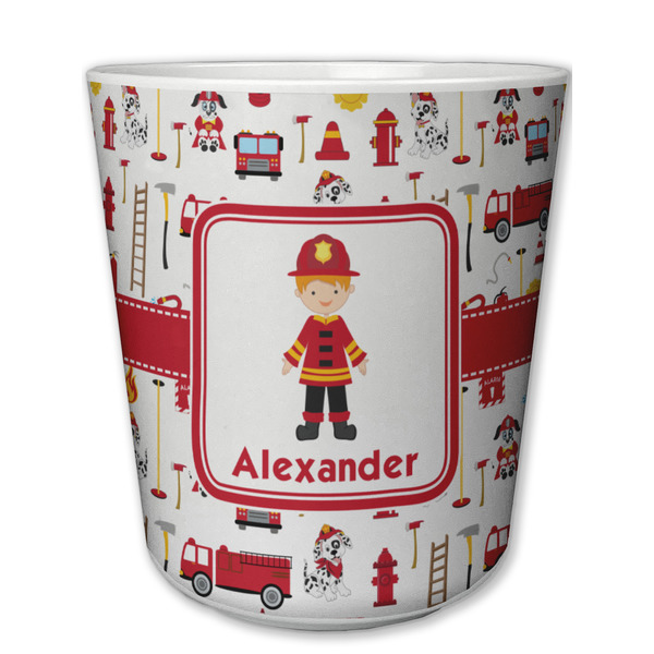 Custom Firefighter Character Plastic Tumbler 6oz (Personalized)
