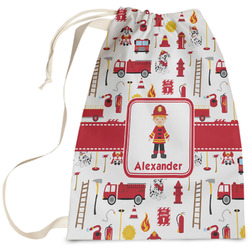 Firefighter Character Laundry Bag - Large (Personalized)