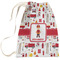 Firefighter Character Large Laundry Bag - Front View