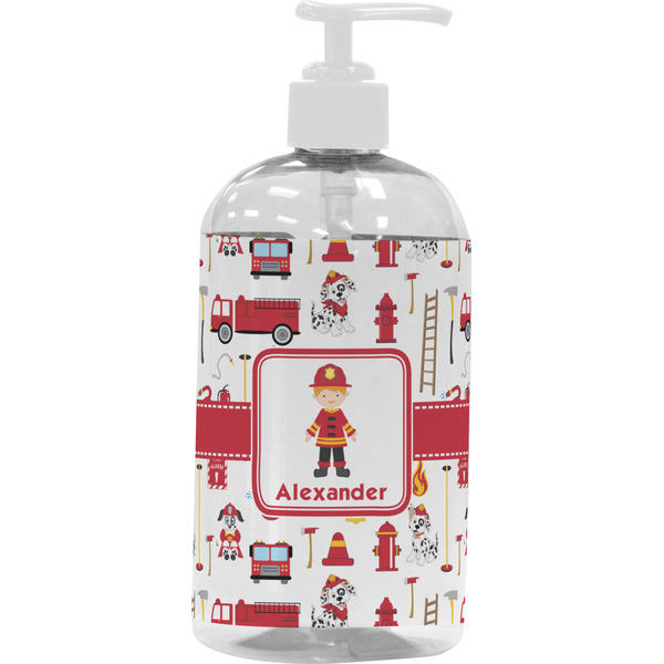 Firefighter Character Large Liquid Dispenser (16 oz) - White